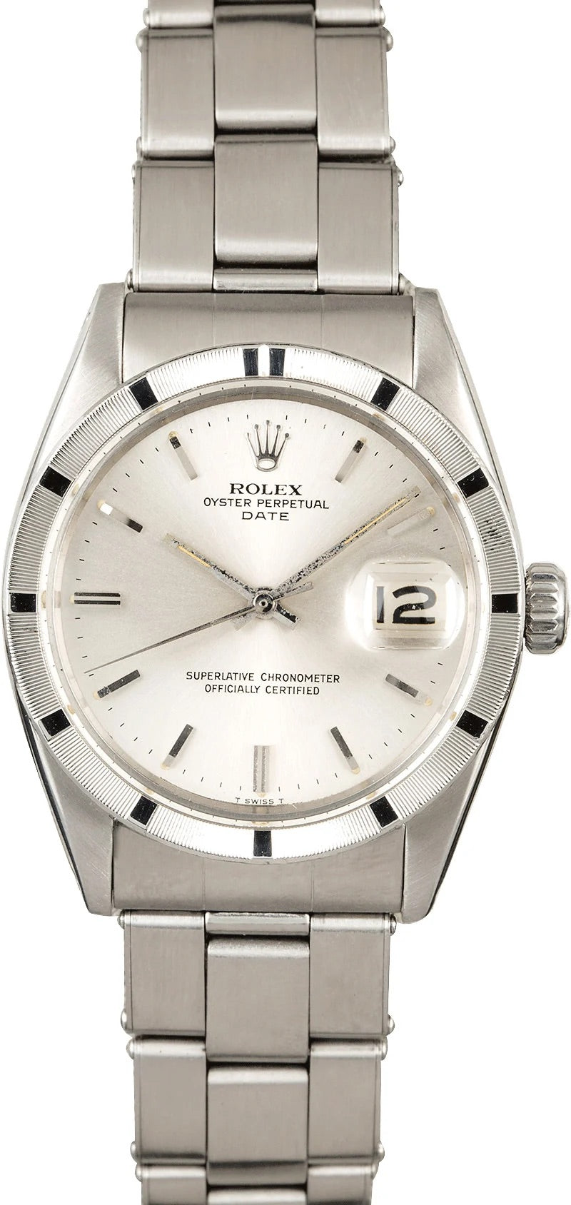 Rolex Oyster Perpetual Date Silver Index Dial on Oyster Ref. 1501 1971