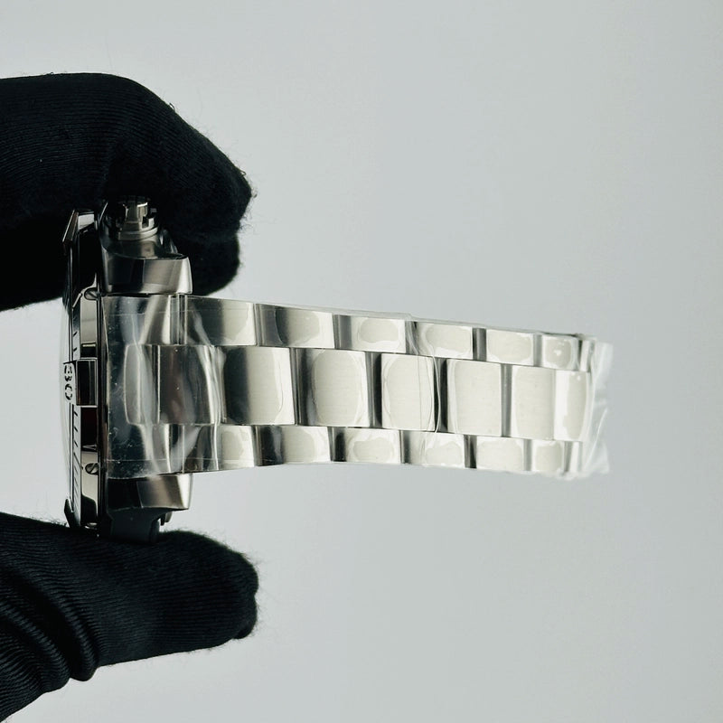 Breitling Super Avenger Chronograph B&P Black Dial on Bracelet Ref A13375101B1A1 with Card 2023