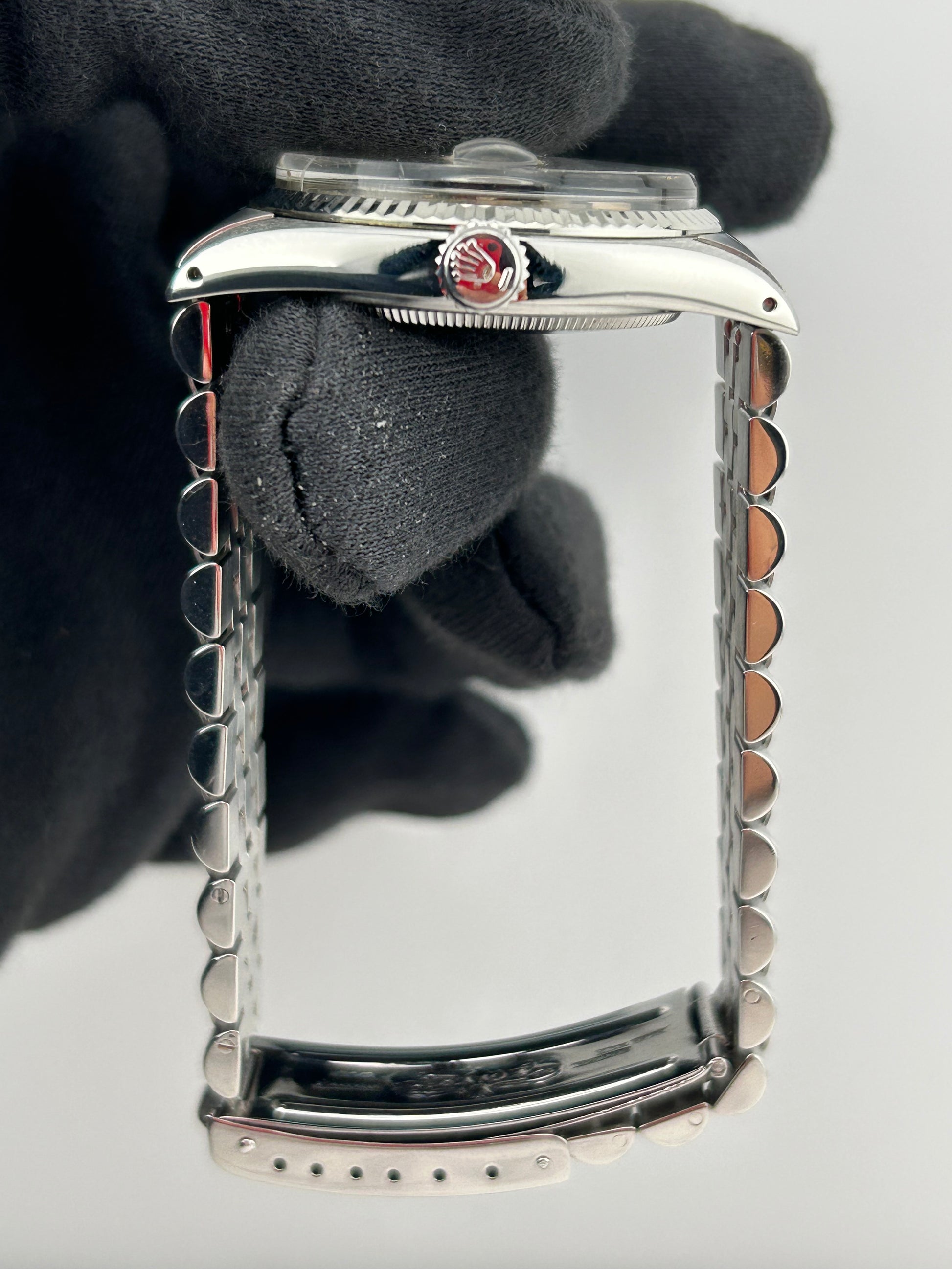 Rolex Datejust Silver Stick Dial on Jubilee Ref. 1601 — view 5