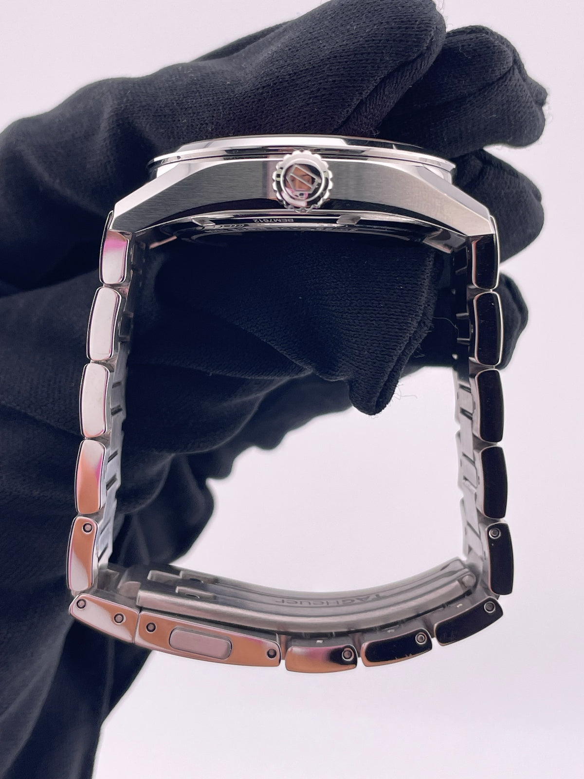 Tag Heuer Carrera Calibre 7 Pink Dial on Stainless Steel Ref. WBN2313.BA0001 Complete 2023 — view 7
