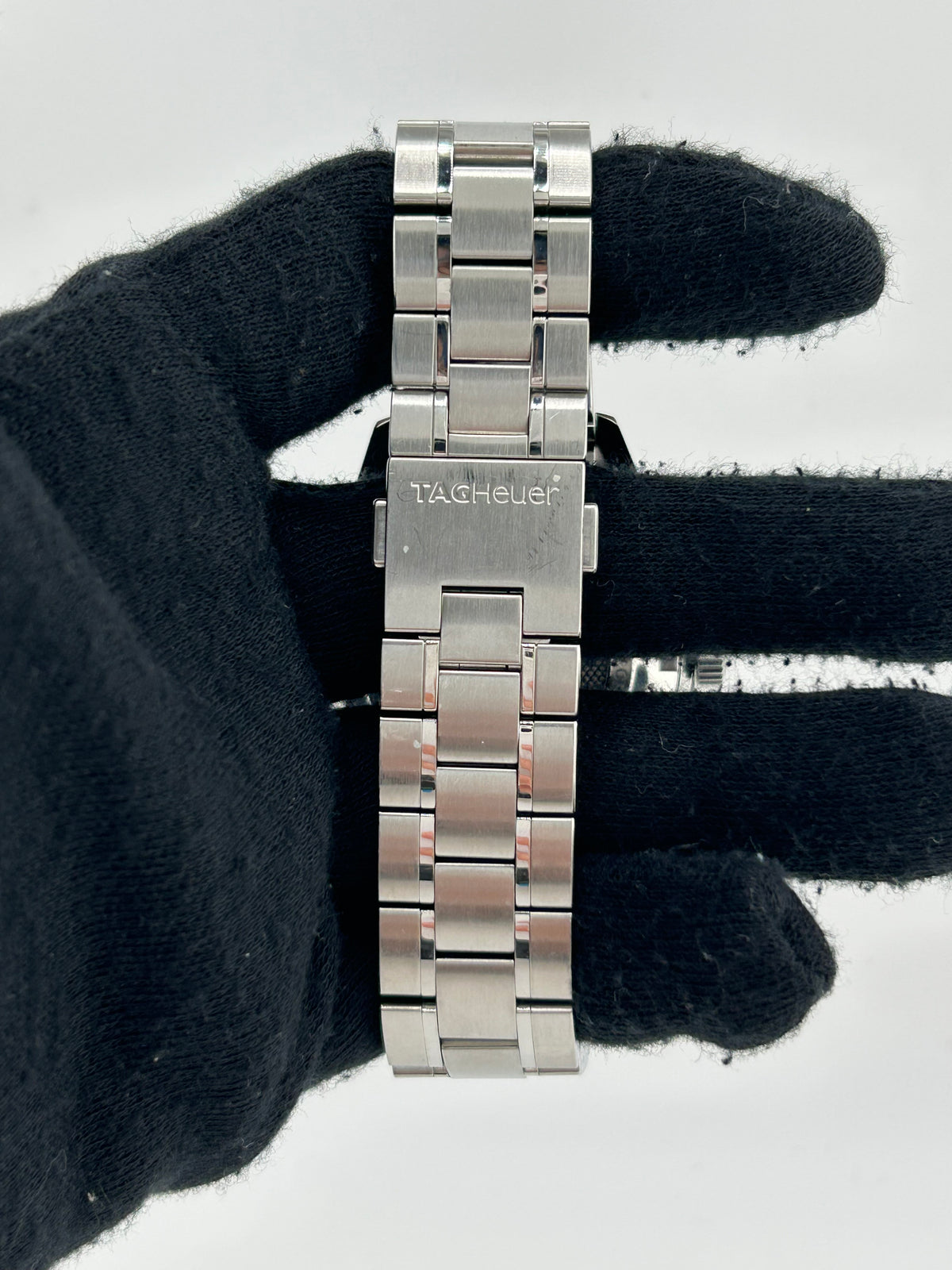 Tag Heuer Carrera Calibre 16 Black Dial on Stainless Steel Bracelet Ref. CV201E.BA0794 Complete 2013 — view 4