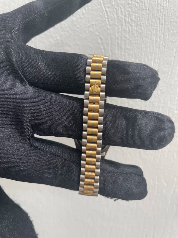 Rolex Datejust Gold Diamond Dial on President Ref 69179 with Papers 1994