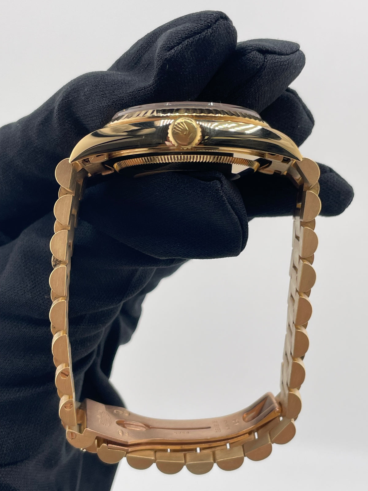 Rolex Daydate Champagne Stick Dial on President Ref. 18238 Papers 1991 — view 6