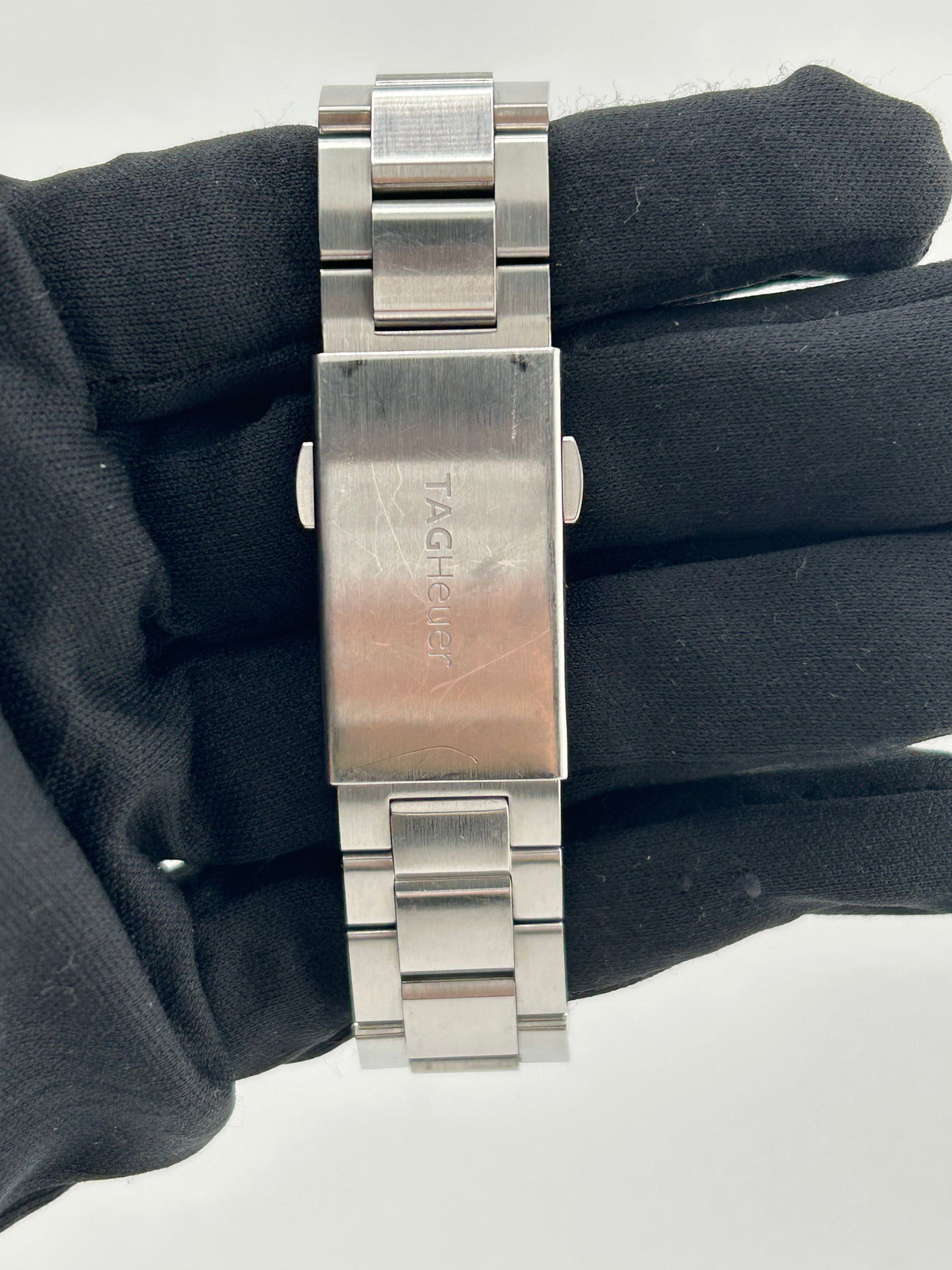 Tag Heuer Aquaracer Black Dial on Stainless Steel Bracelet Ref. WAY111Z.BA0928 Complete 2016 — view 4