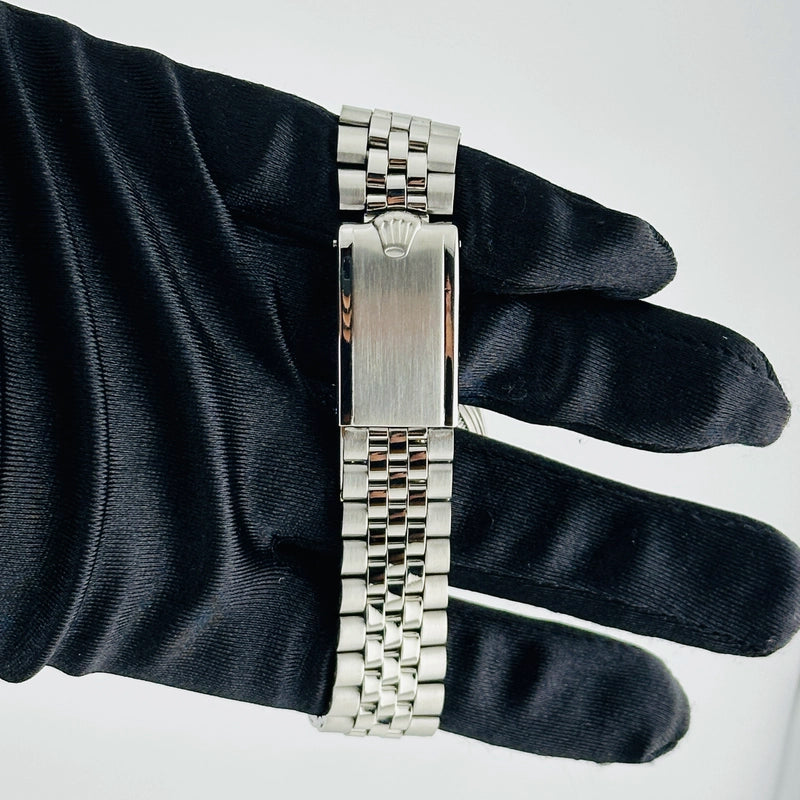 Rolex Datejust White Stick Dial on Folded Jubilee Ref 1601