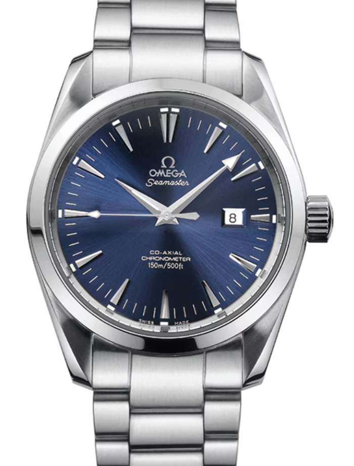Omega Seamaster Aqua Terra 150m Blue Dial on Stainless Steel Bracelet Ref. 2504.80.00 Complete