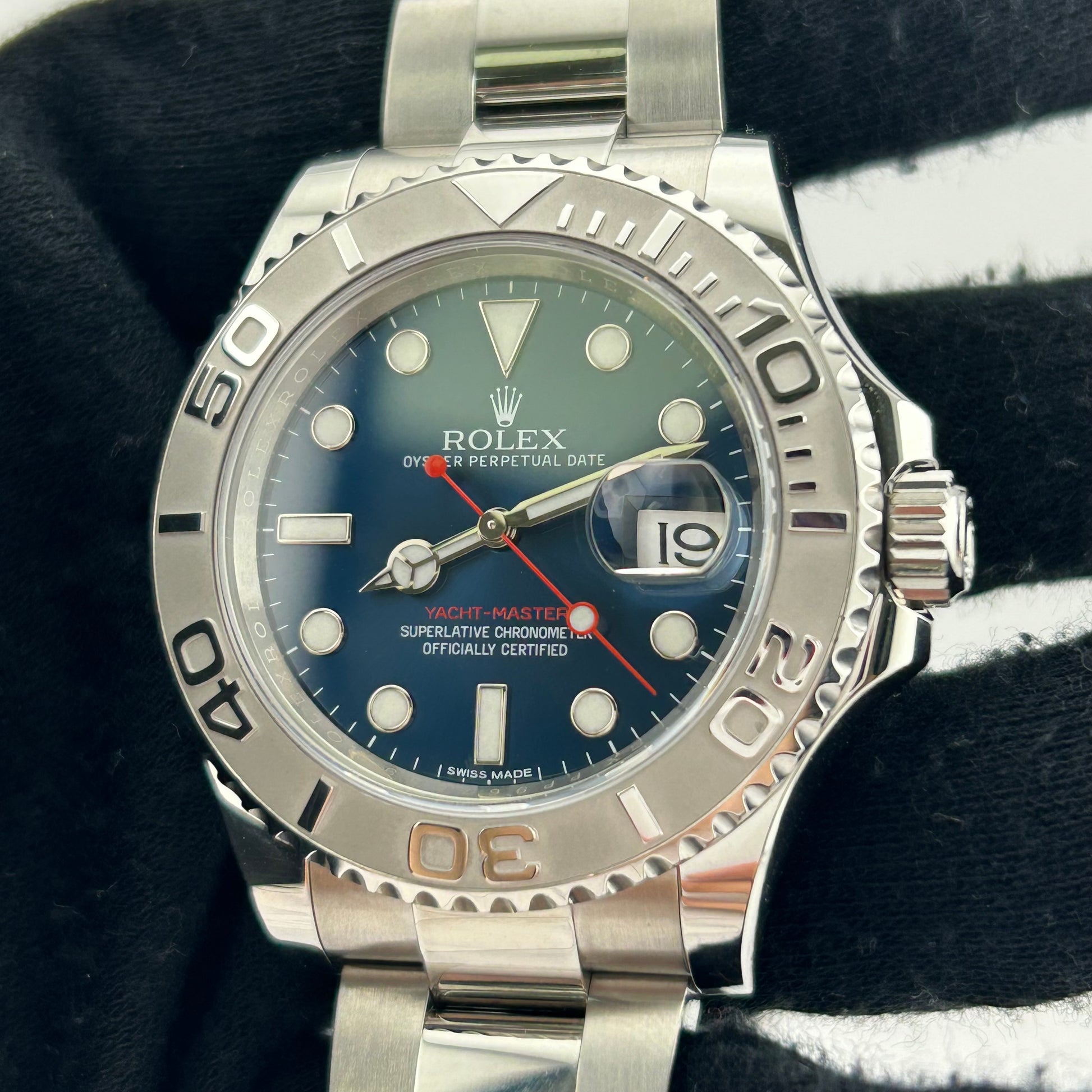 Rolex Yacht-Master Blue Dial on Oyster Ref. 116622 Card 2016 — view 3