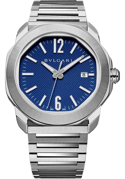 Bvlgari Octo Roma Blue Dial on Bracelet Ref 103739 with Papers 2025