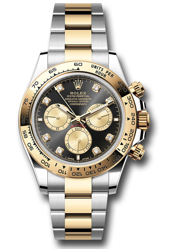 Rolex Daytona Black And Golden Diamond Dial on Oyster Ref. 126503 Card 2025
