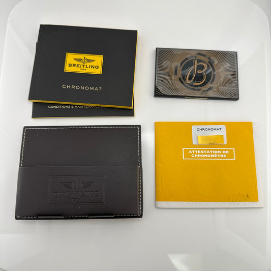 Breitling Chronomat 01 Onyx Black Roman Dial on Stainless Steel Bracelet Ref. AB011012 / BD89 Complete 2018 — view 2