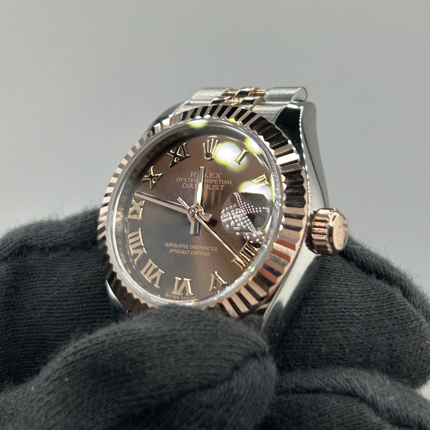 Rolex Datejust Lady Chocolate Roman Dial on Jubilee Ref. 279171 Card 2019 — view 3