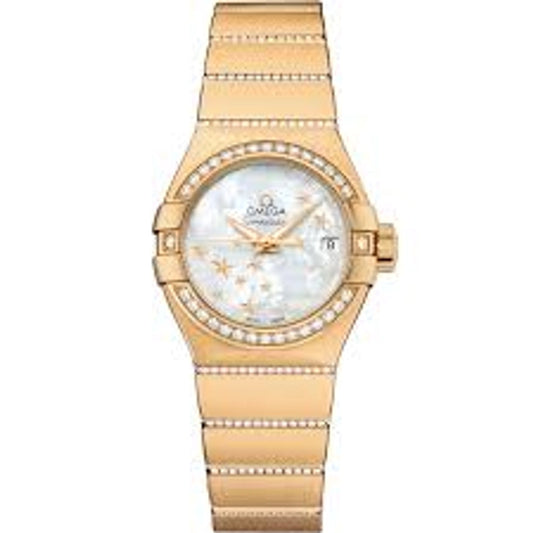 Omega Constellation Mop Dial Ref 123.55.27.20.05.002 with Card