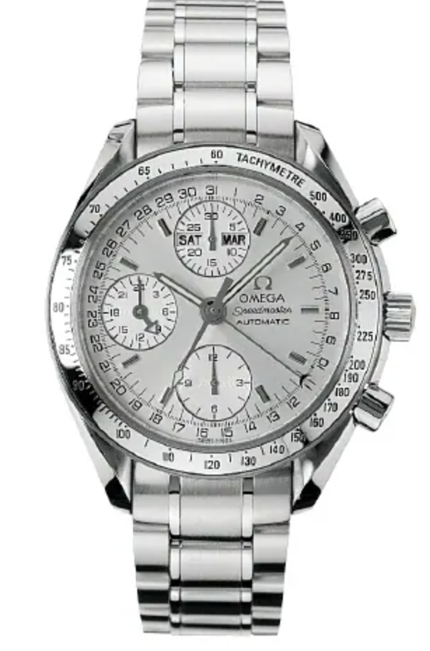 Omega Speedmaster Triple Calendar Silver Dial on Stainless Steel Bracelet Ref. 3523.30 Card