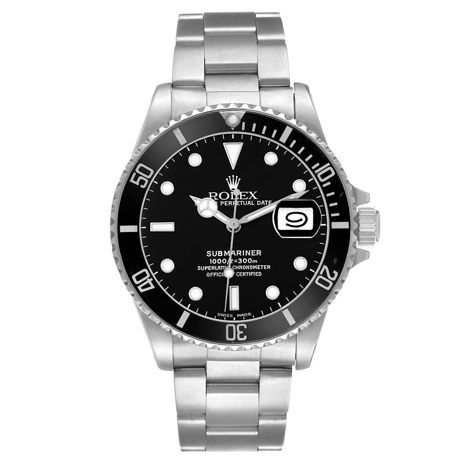 Rolex Submariner Black Dial on Oyster Ref. 16610 Papers 2001
