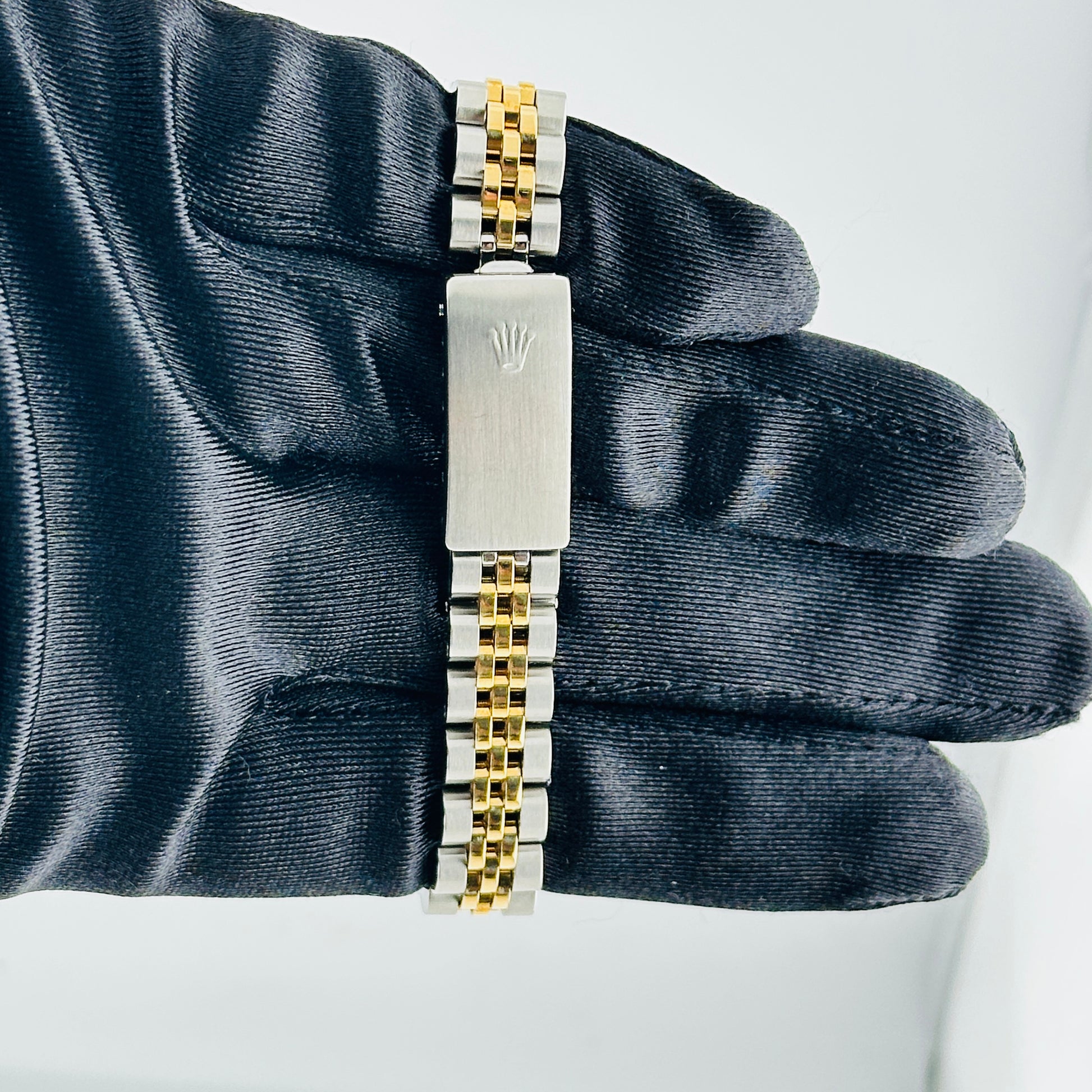 Rolex Datejust Lady Champagne Stick Dial on D Link Jubilee Ref. 69173 Papers 1996 — view 4