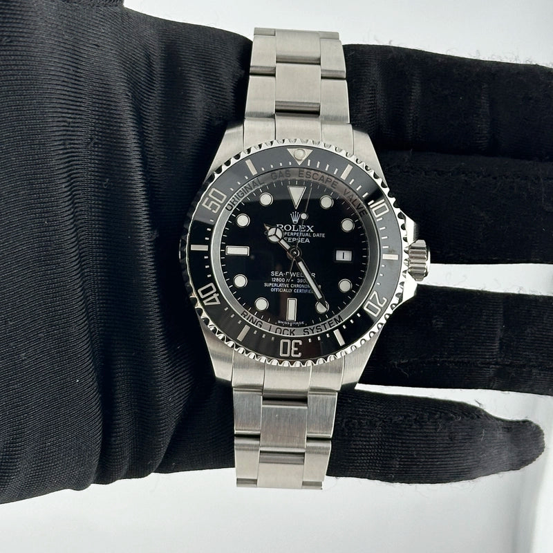 Rolex Sea-Dweller Deepsea Black Dial on Oyster Ref 116660 with New Style Card White 2016