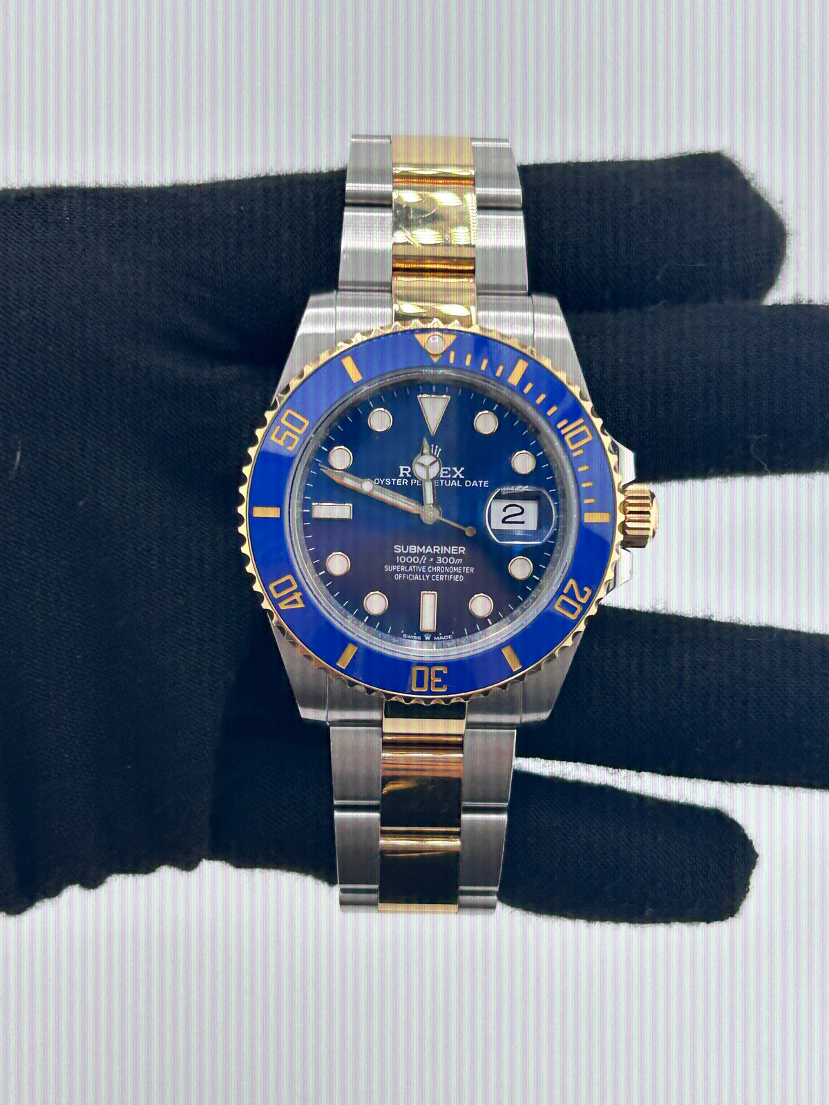 Rolex Submariner Blue Dial on Oyster Ref. 126613LB Card 2024 — view 2
