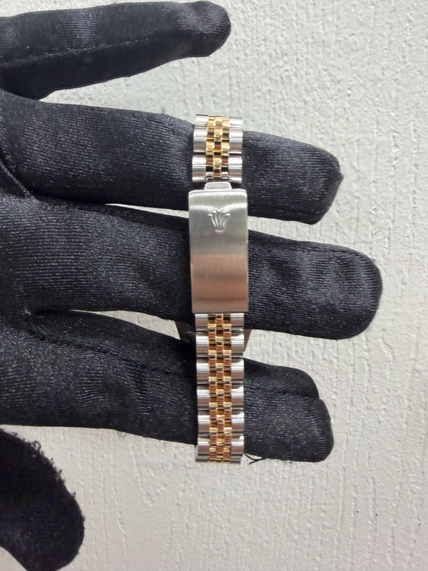 Rolex Datejust Lady Champagne Stick Dial on Jubilee Ref 69173 with Papers 1993