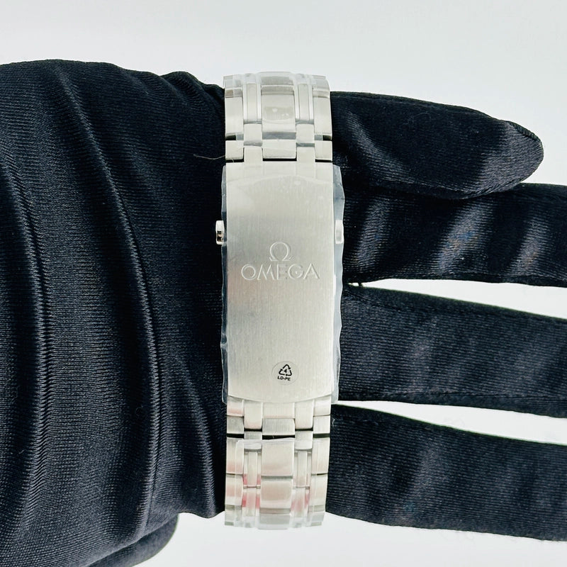 Omega Seamaster Diver 300M Co-Axial Master Chronometer Blue Dial on Bracelet Ref 210.30.42.20.03.001 with Card