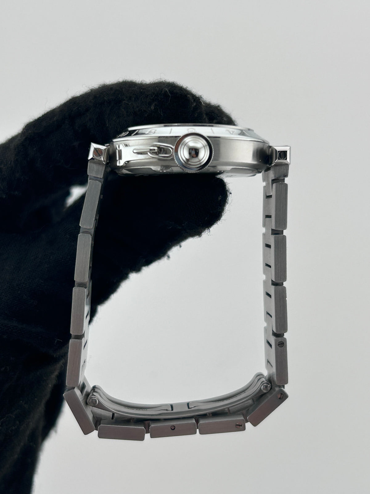 Cartier Pasha C Silver Dial on Stainless Steel Bracelet Ref. W31029M7 Manuals Only and Box — view 6