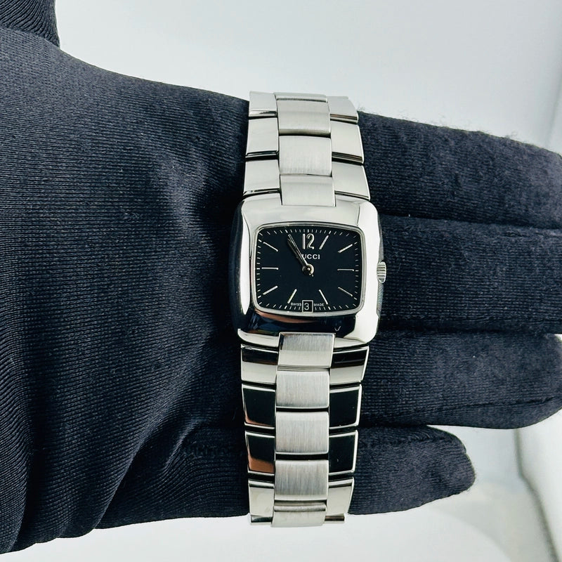 Gucci Gucci Black Dial Ref 8500L with Card