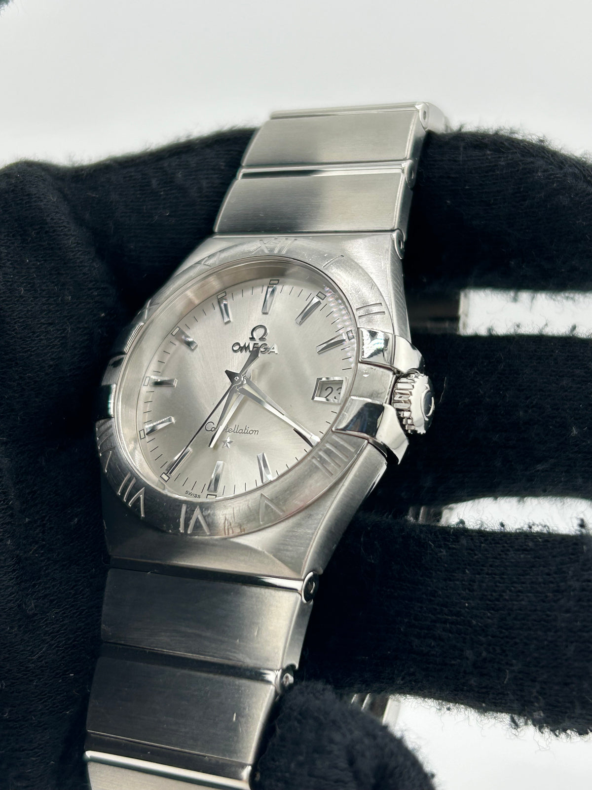 Omega Constellation Silver Dial Ref. 123.10.35.60.02.001 Complete 2014 — view 2