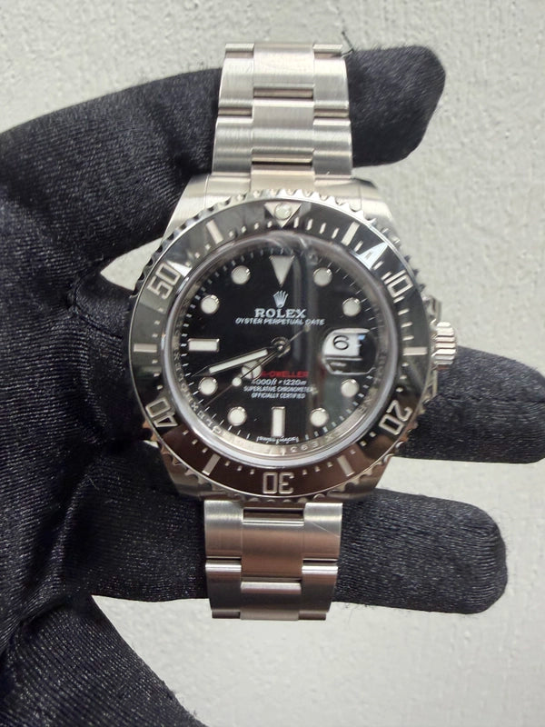 Rolex Sea-Dweller Black Dial on Oyster Ref 126600 with New Style Card White 2018