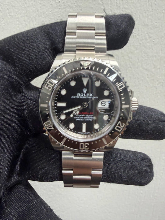 Rolex Sea-Dweller Black Dial on Oyster Ref 126600 with New Style Card White 2018