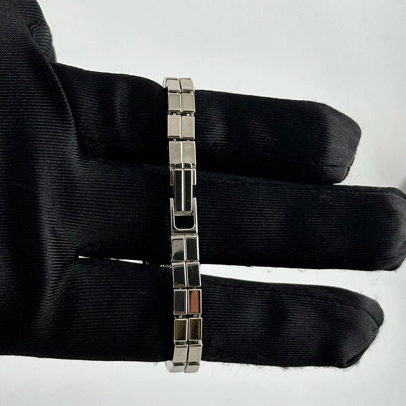 Cartier Tonneau Silver Roman Dial on Wg Ref 2545