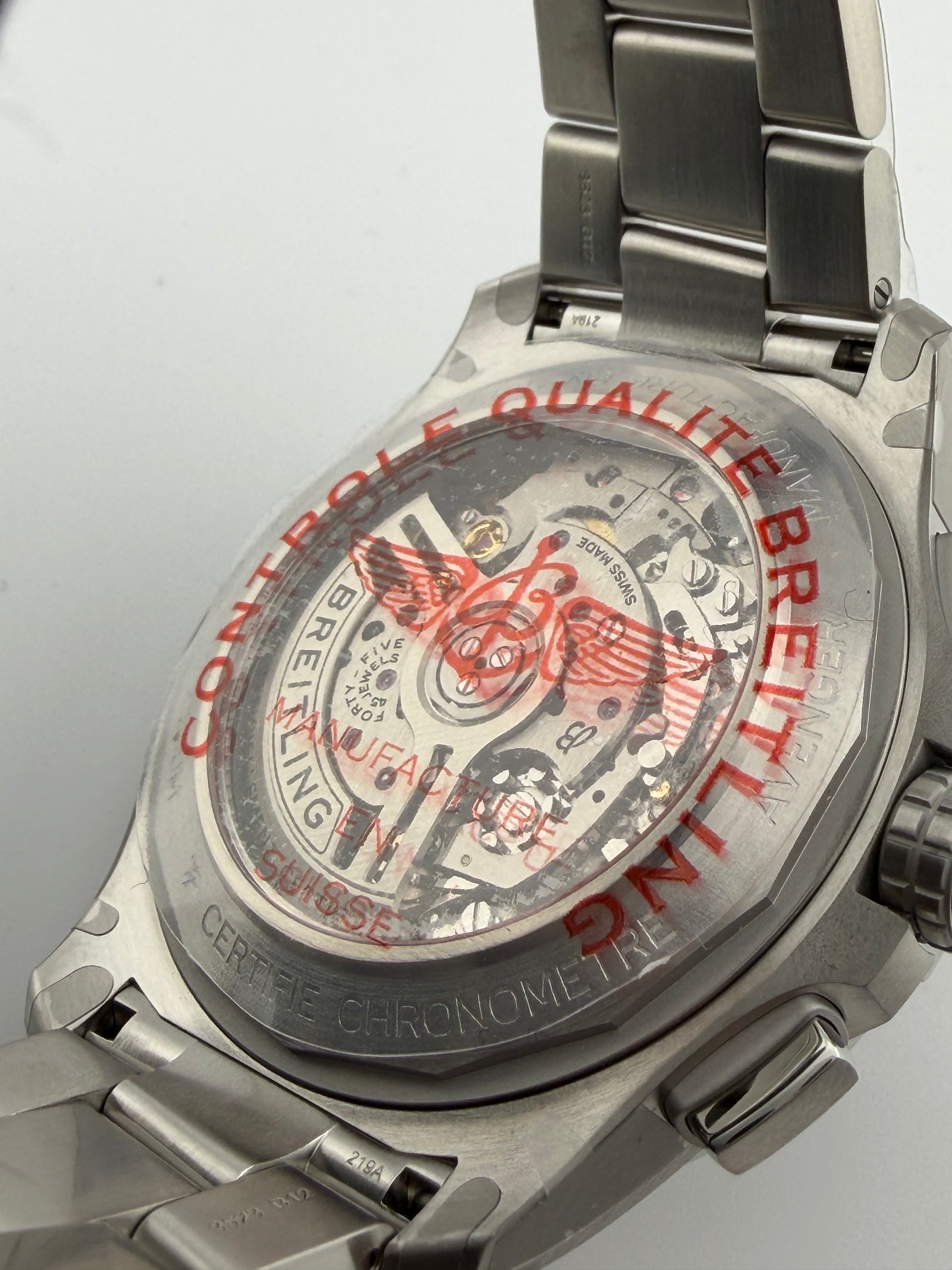 Breitling Avenger B01 Chronograph Beige Dial on Bracelet Ref. AB0147101A1A1 Card 2026 — view 6