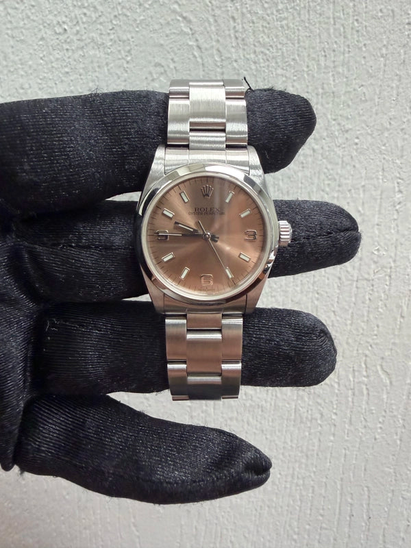 Rolex Oyster Perpetual Pink Dial on Oyster Ref 67480