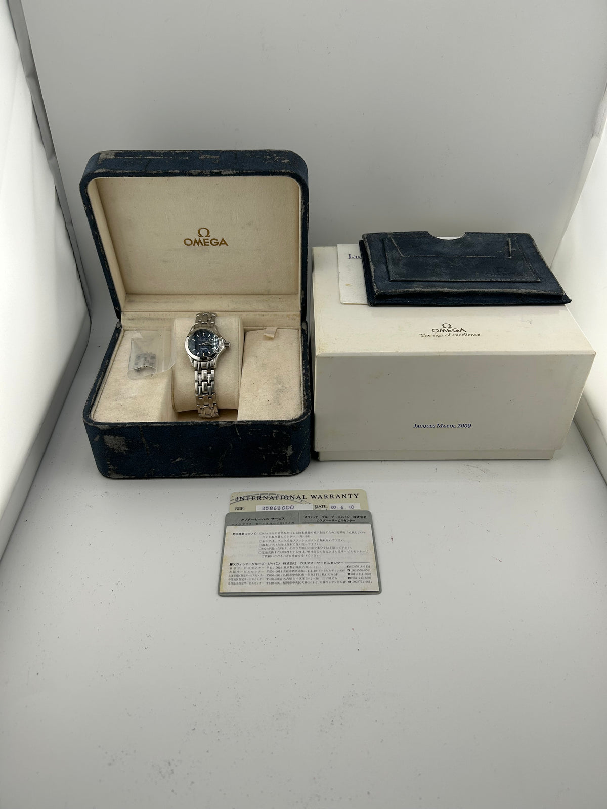 Omega Seamaster 120m Blue Dial Ref. 2586.80 Complete 2000 — view 7