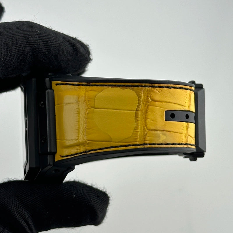 Hublot Spirit of Big Bang B/P Black With Green Markers Dial on Leather/Rubber Ref 601.CG.0190.LR with Card 2020