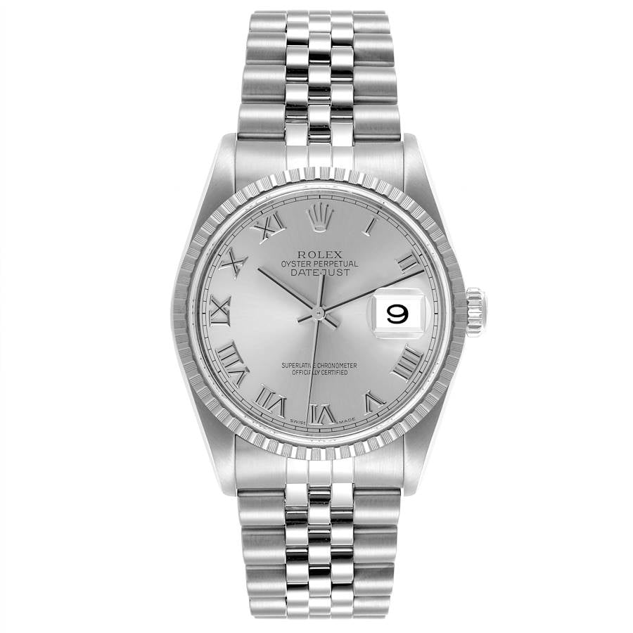 Rolex Datejust Grey / Roman Numerals Dial on D Link Jubilee Ref. 16220 2006