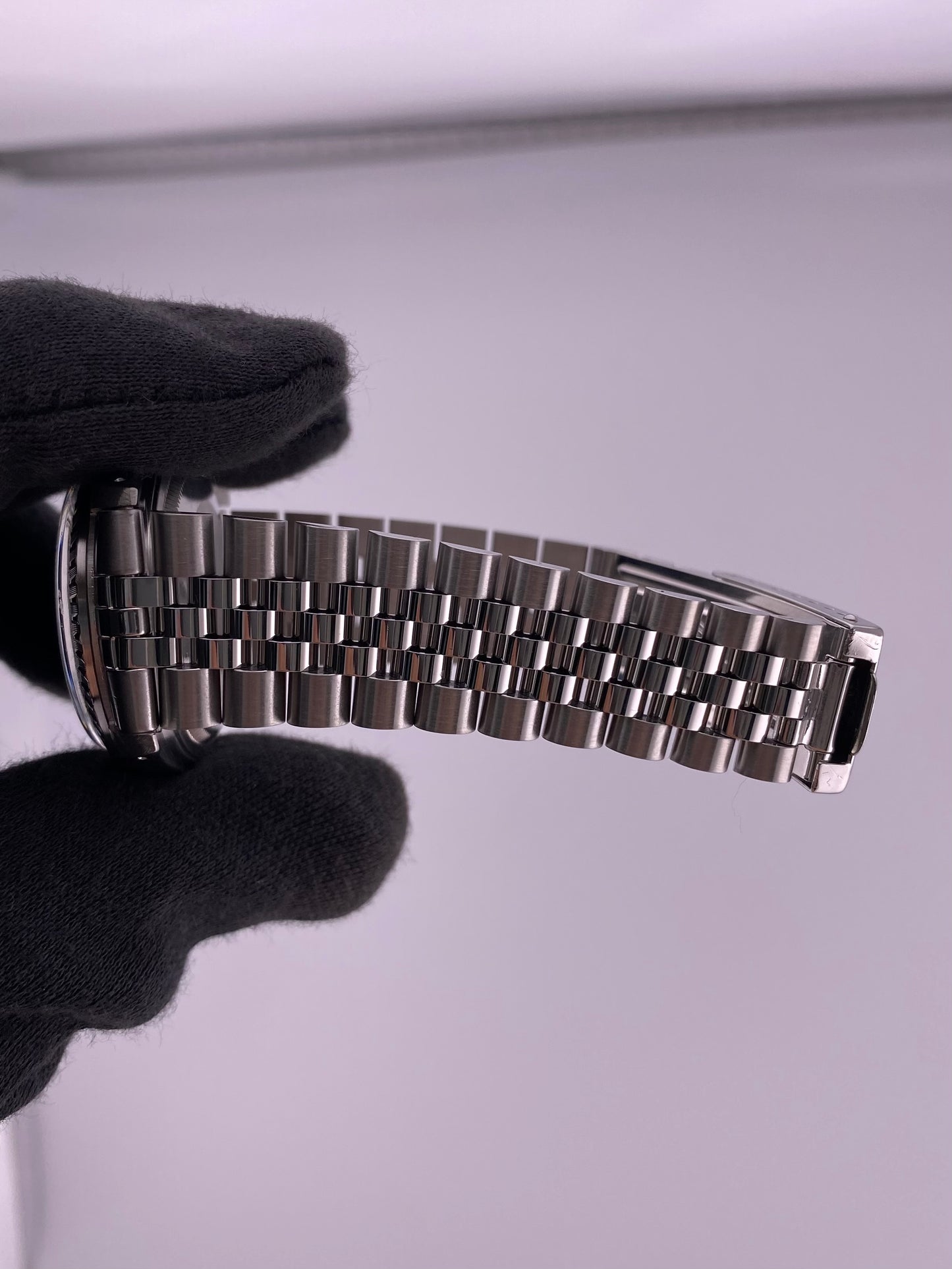 Rolex Datejust Silver Stick Dial on Jubilee Ref. 16030 — view 5