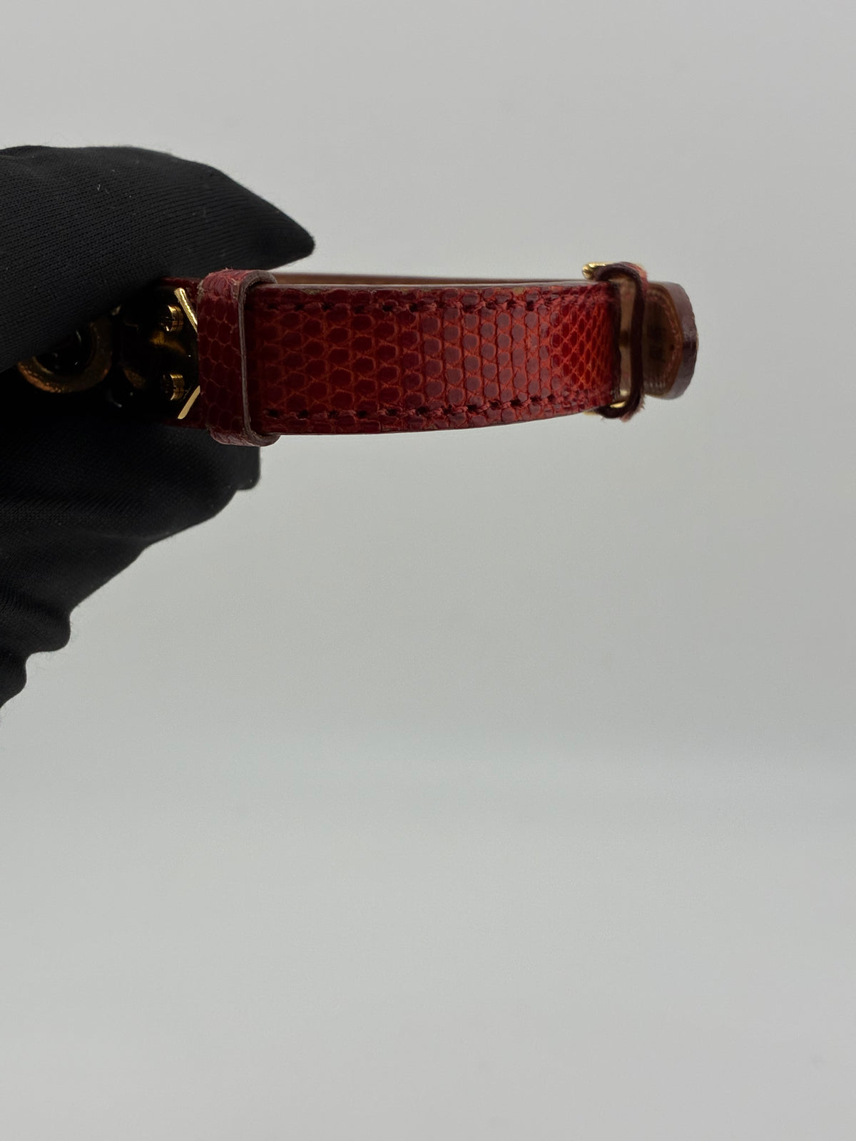 Hermes Kelly Gold Dial on Leather Ref. KE1.201 Papers Open Date — view 5