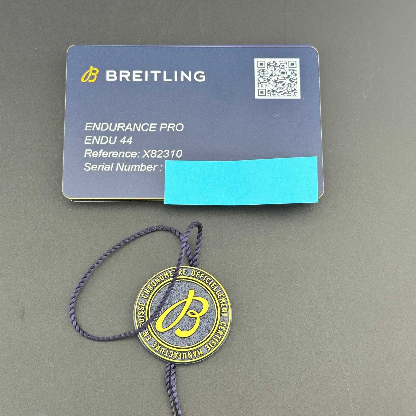 Breitling Endurance Pro Black Dial on Rubber Strap Ref. X82310281B1S2 Card 2026 — view 7