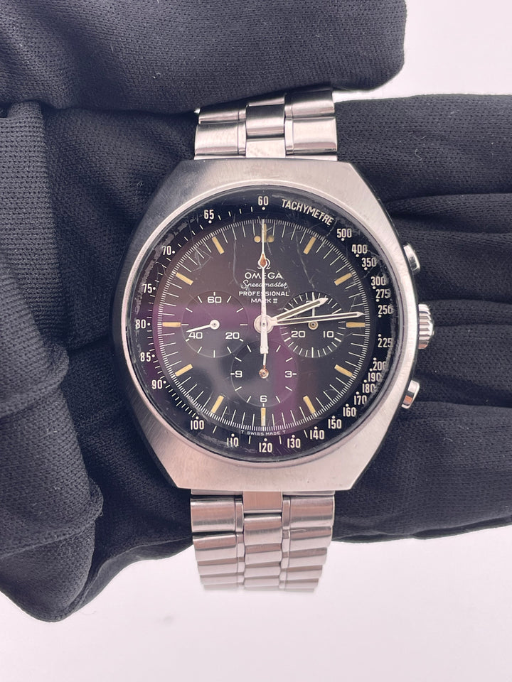Omega Speedmaster Mark II Black Dial on Stainless Steel Bracelet Ref. 145.014