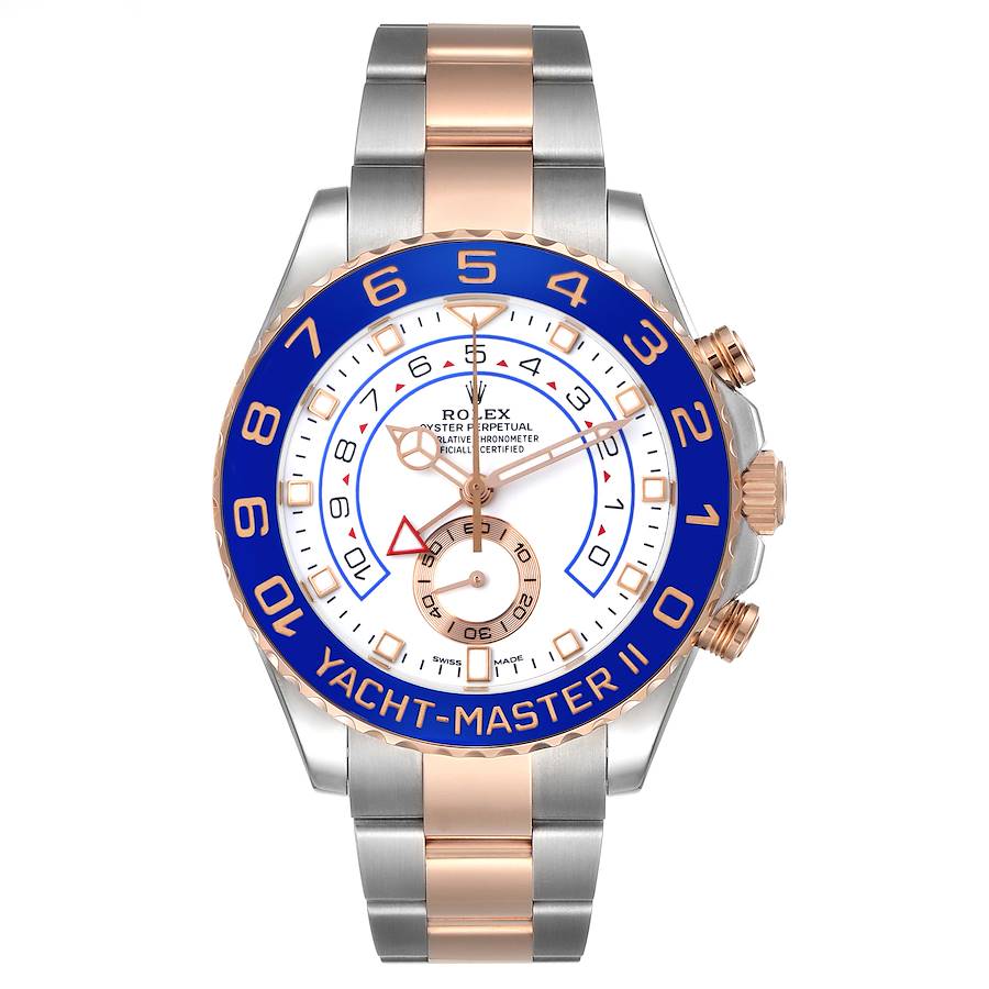 Rolex Yacht-Master II White Dial on Oyster Ref. 116681 Card 2018