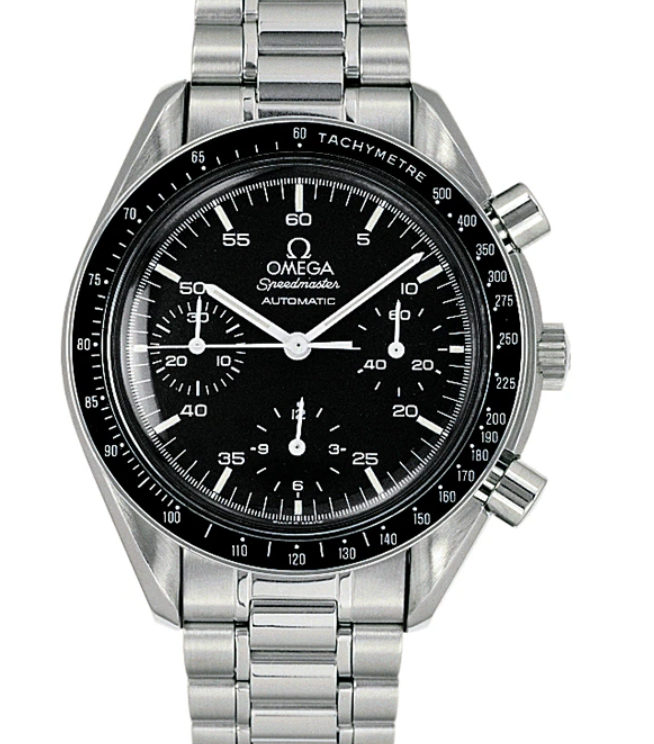 Omega Speedmaster Black Dial on Stainless Steel Bracelet Ref. 3510.50.00
