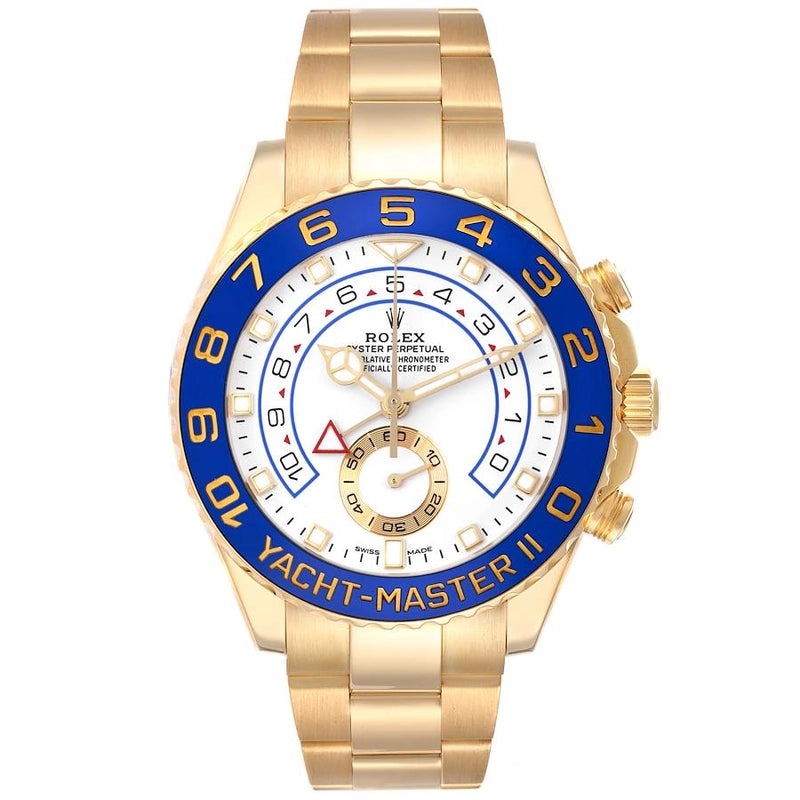 Rolex Yacht-Master II White Dial on Oyster Ref 116688 with New Style Card White 2018