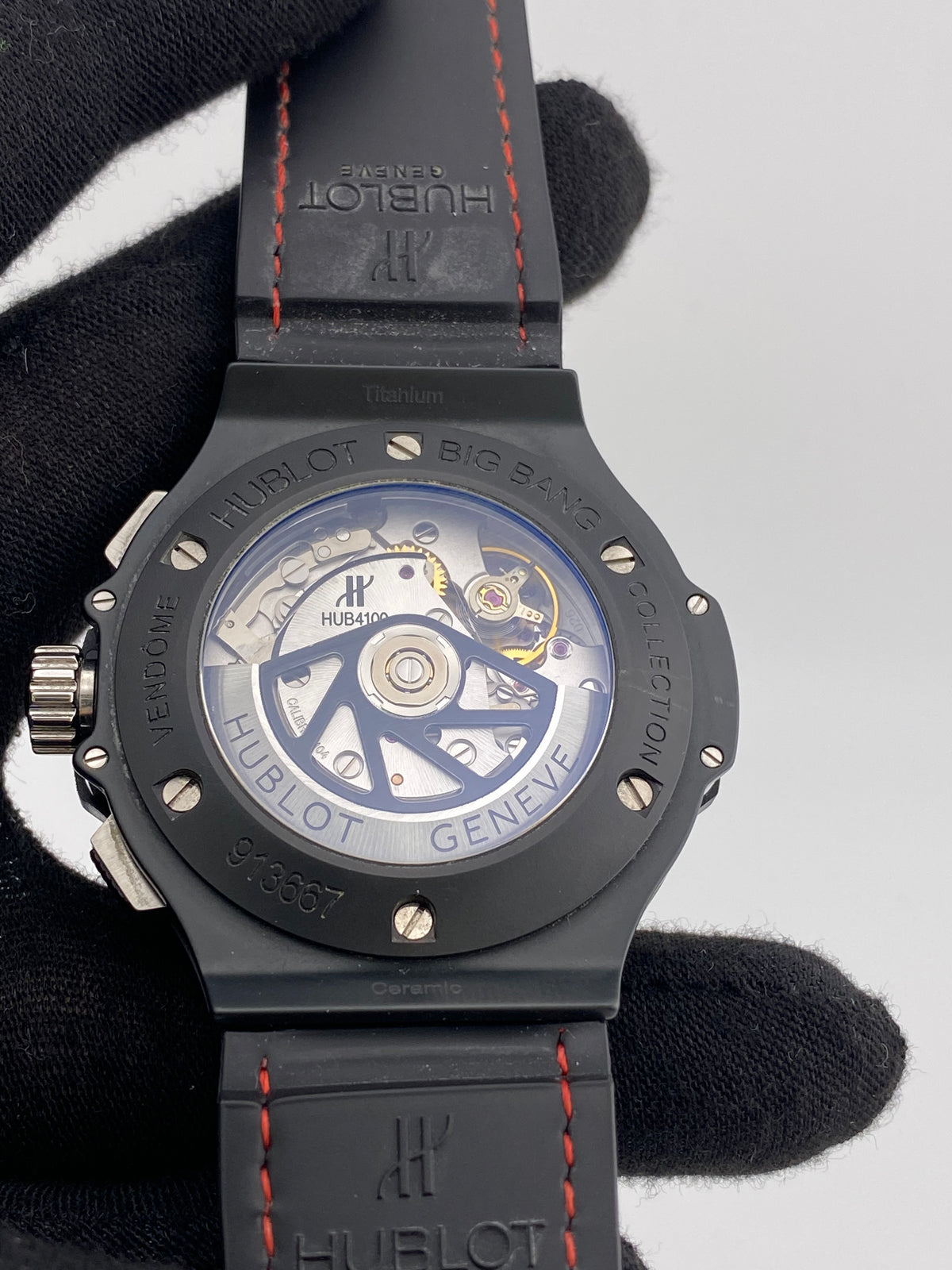 Hublot Big Bang Black Dial on Leather Strap Ref. 301.CI.1123.GR with Box — view 7