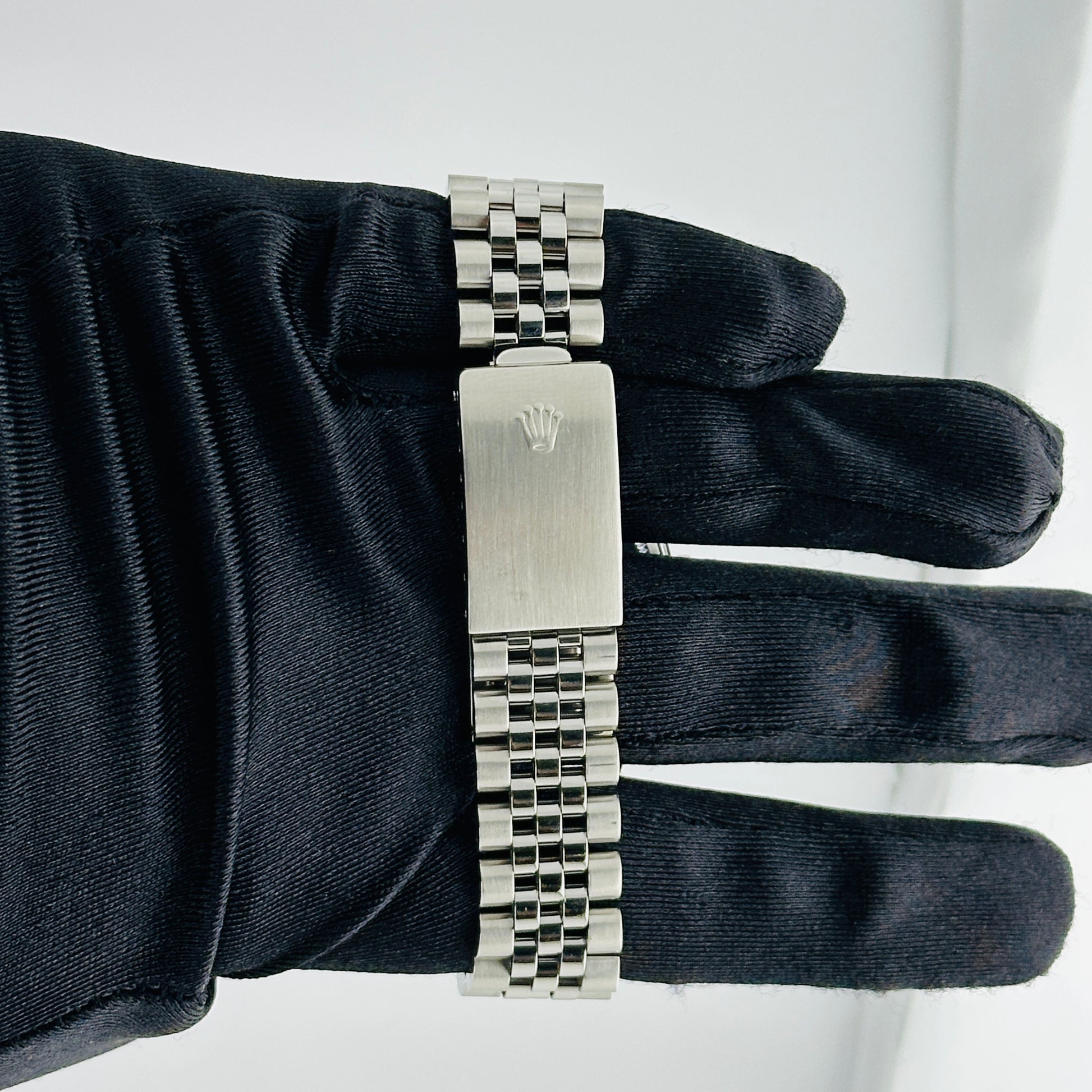 Rolex Datejust Silver Stick Dial on D Link Jubilee Ref. 16014 1979 — view 3