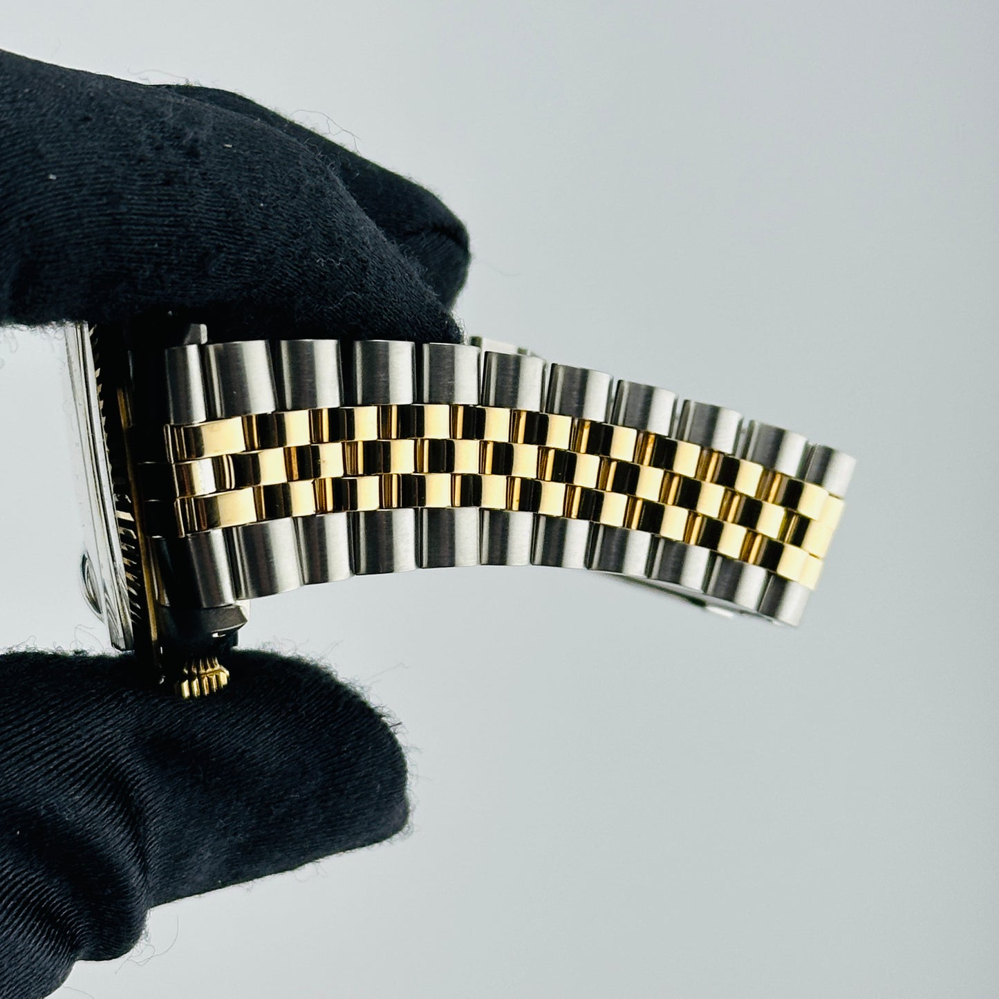 Rolex Datejust Champagne Stick Dial on D Link Jubilee Bracelet Ref. 16013 1988 — view 5