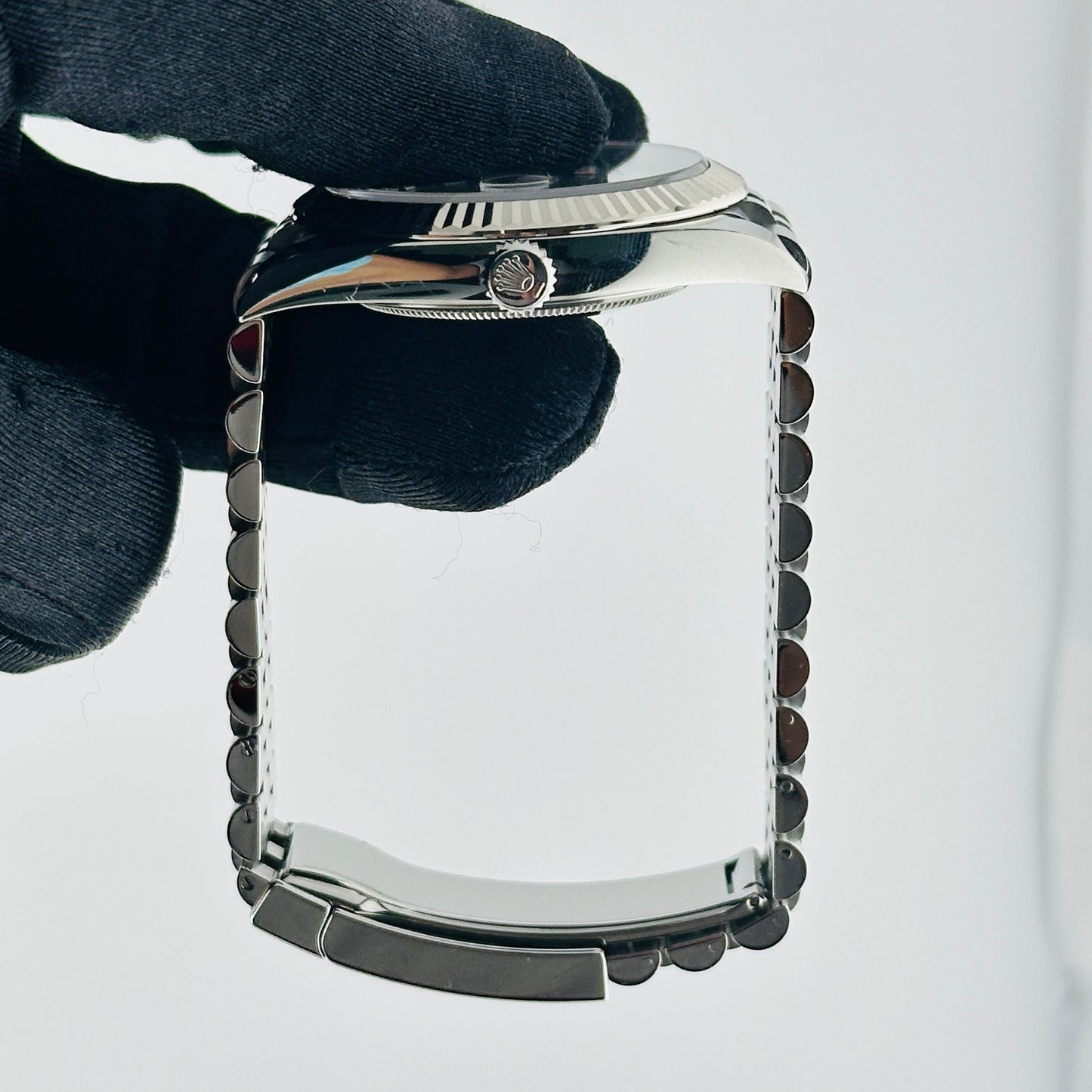 Rolex Datejust Dark Rhodium Diamond Dial on D Link Jubilee Bracelet Ref. 126334 Card 2019 — view 6