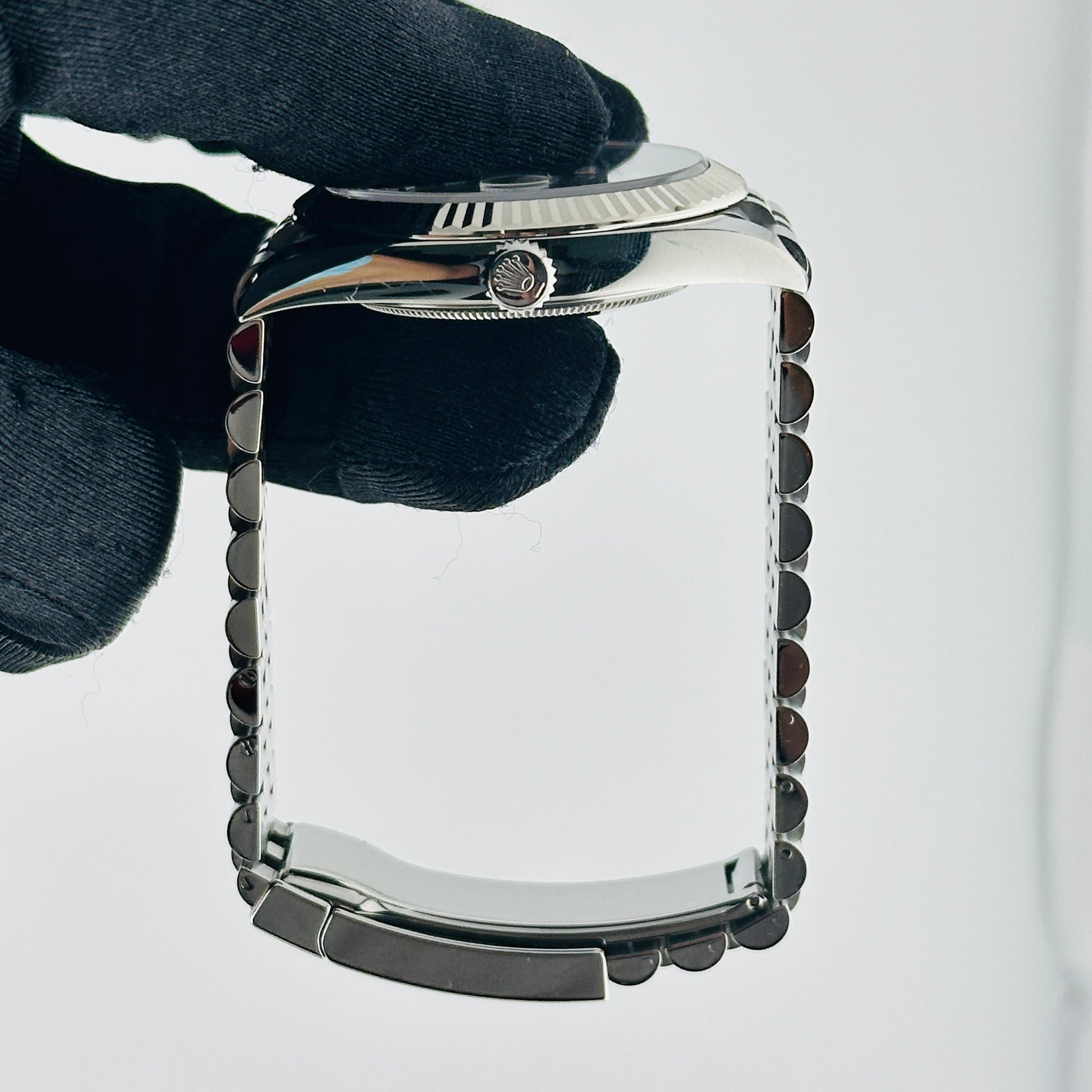 Rolex Datejust Dark Rhodium Diamond Dial on D Link Jubilee Bracelet Ref. 126334 Card 2019 — view 6