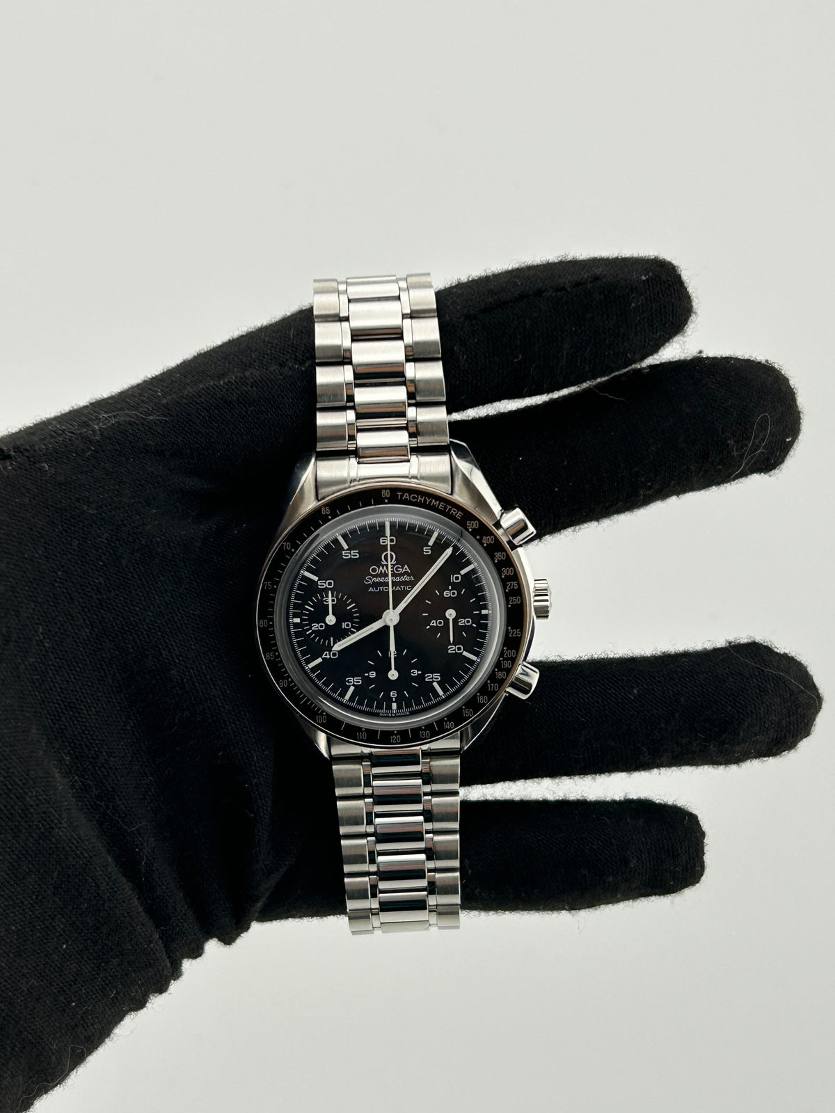 Omega Speedmaster Reduced Black Dial on Stainless Steel Ref. 3510.5 Card 2003 — view 2
