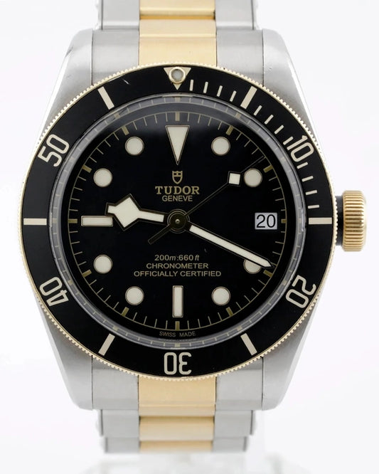 Tudor Black Bay Black Dial Ref 79733N with Card 2017