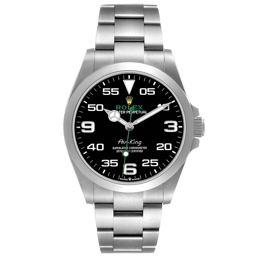 Rolex Airking Black Dial on Oyster Bracelet Ref. 126900 Card 2024