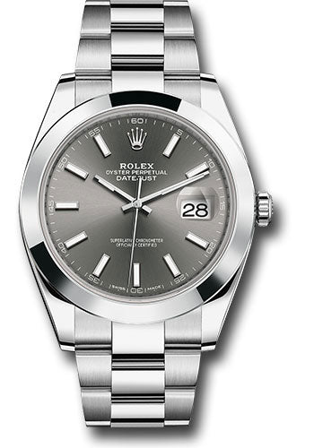 Rolex Date Just Rhodium Dial on Jubilee Ref. 126300 Card 2019